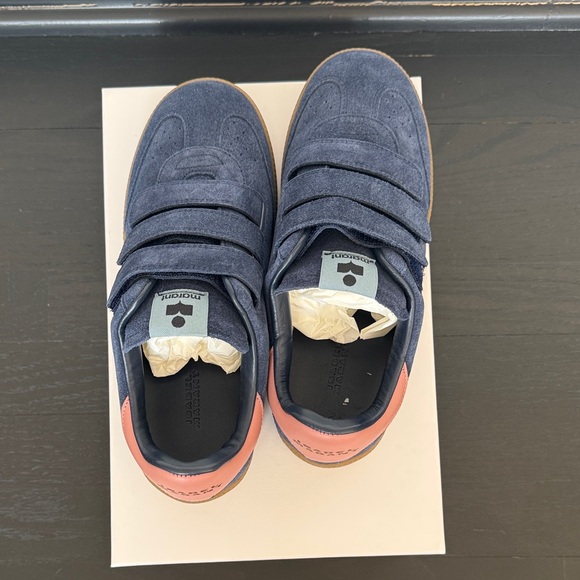 NWT Isabel Marat Beth Blue Suede Sneakers size 38 - Picture 6 of 12